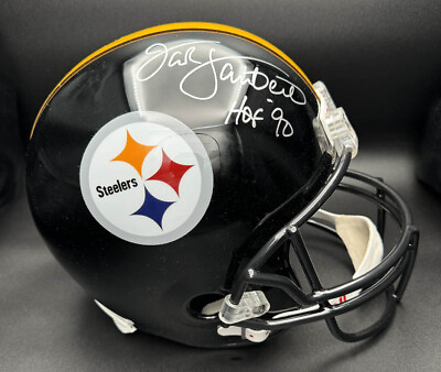 #ad Jack Lambert SIGNED Pittsburgh Steelers F S Full Helmet HOF PSA DNA AUTOGRAPHED $1450.00