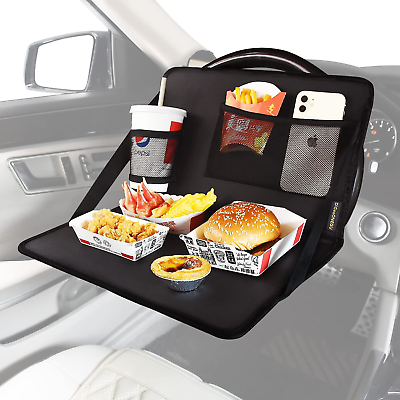 #ad DiGeeONEGU Steering Wheel Tray Car Food Tray for Eating Car Table Tray for Lapto $21.34