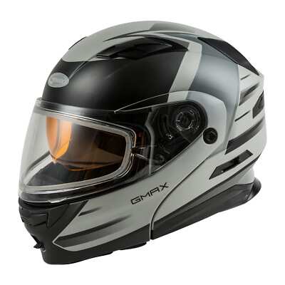 #ad Gmax MD 01S Descendant Matte Gray Modular Snow Helmet Adult Sizes SM XL $54.99