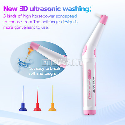 #ad Dental Endo Ultrasonic Sonic Activator Root Canal Irrigator60Tips Pink 20xTips $42.29