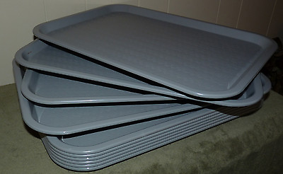 SILITE SERVING CAFETERIA FOOD BUFFET TRAY GRAY CT 1216 CHICAGO 16 1 4quot; x 12quot; $4.99