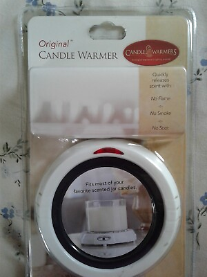 #ad Original Candle Warmer Fits Most Scented Jar Candles Electric Plate NEW NIP $20.00