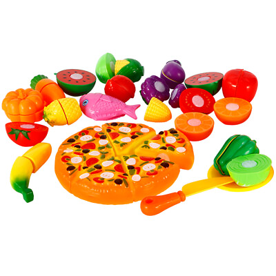 FunsLane 24Pieces Pretend Play Food Set Kids Fast Food Playset Gift for Kids $14.99