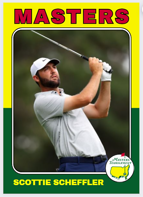 #ad #ad 2024 Scottie Scheffler Future Star Golf Rookie Card PGA 2024 Masters Tournament $9.99