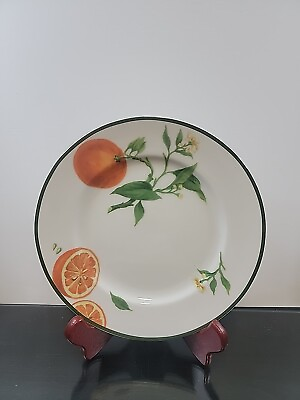 #ad Williams Sonoma Citrus Grove Salad Round Plate 8quot; Oranges Japan $9.99