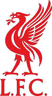 #ad #ad Liverpool F.C. Logo Die Cut Laminated Vinyl Sticker Decal Premier League $3.75