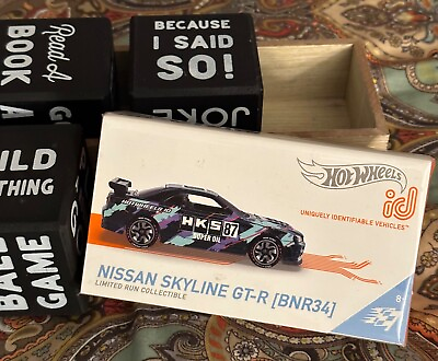 #ad Hot Wheels ID Nissan Skyline GT R BNR34 HKS. BOX NOT PERFECT. $52.00