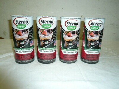 Sterno Canned Heat Entertainment Cooking Fuel 2.6 Ounce 12 Cans Fondue $28.95