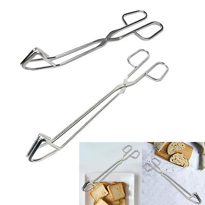 #ad Stainless Steel Food Clip Kitchen Tongs for Food Parties Hiking Camping $10.04