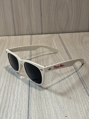 #ad Vintage 1980s Pizza Hut White Sunglasses Rare $19.97