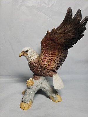 #ad #ad Bald Eagle Ceramic Figurine Artic Kids Of Alaska 2001 $30.25