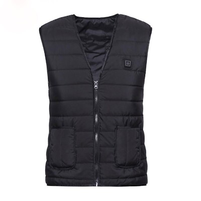 USB Electric Heated Warm Vest Winter Wear Heating Thermal Coat Jacket Men Women $24.76