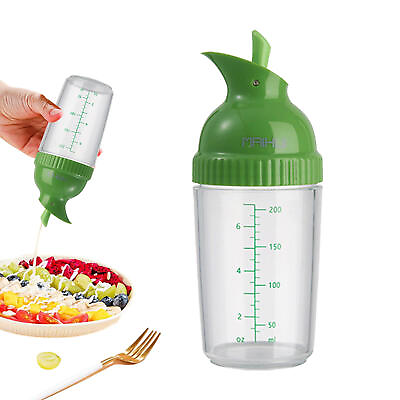 #ad Salad Dressing Shaker 200ml Leak Proof Sauce Pot Seasoning Bottle $13.76