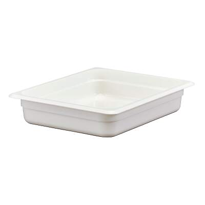 #ad Cambro 22CW148 Camwear White Half Size x 2.5 D Food Panquot; $16.46