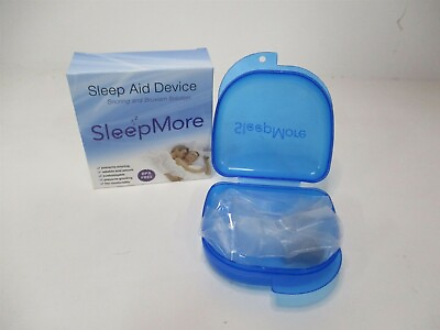 #ad SleepMore Snoring and Bruxism Solution Sleep Aid Mouth Guard and Container $8.95