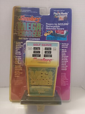 #ad Vintage Sizzlers Mega Charger Battery Charger Playing Mantis New Sealed $29.99