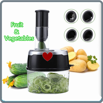 #ad Electric Salad Maker Cheese Grater Chopper Food Slicer Fruit Vegetable Cutter US $31.35