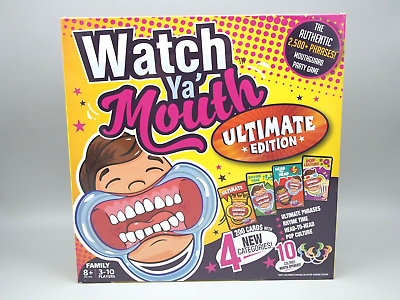 #ad WATCH YA#x27; MOUTH Game Ultimate Edition Card Game NEW SEALED $7.00