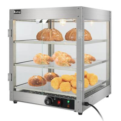 #ad #ad 3 Tier Food Warmer Display Case Commercial Food Pizza Egg Tart Showcase Electric $208.59