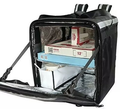 Extra Large Doubledeck Insulated Pizza Food Delivery Backpack 16quot;x 15quot;x 18... $57.74