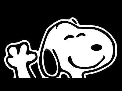 #ad #ad SNOOPY Charlie Brown Vinyl Decal Car Window Wall Sticker CHOOSE SIZE COLOR $2.79