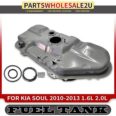 #ad 14.2 Gallons Silver Fuel Tank for Kia Soul 2010 2011 2012 2013 L4 1.6L 2.0L $219.99
