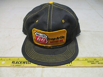 #ad VTG Phillips 66 Trop Artic Oil Trucker Hat Cap Snapback K Brand Yellow Patch $99.95