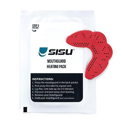 SISU Mouth Guards Aero 1.6mm Custom Fit Sports Mouthguard and Molding Heat Pack $19.99