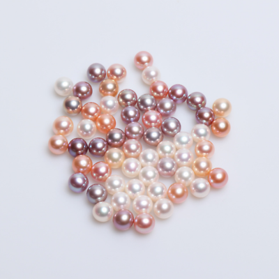 DIY Design Make Your Own Jewelry AAAA Freshwater Near Round Pearls Half Drilled $29.95