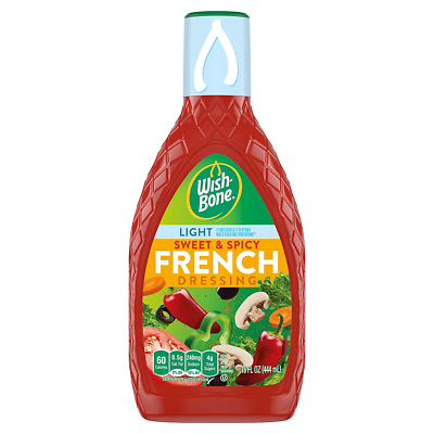 #ad Wish Bone Salad Dressing Light Sweet amp; Spicy French 15 Oz $8.90