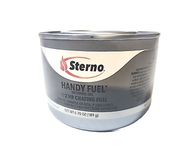 #ad STERNO Handy Fuel Methanol Gel Chafing Fuel 6.7 oz Two Hour Burn 24 Pack $40.00