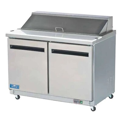 Arctic Air AST48R 48quot; Two Door Refrigerated Sandwich Salad Prep Table $2275.00