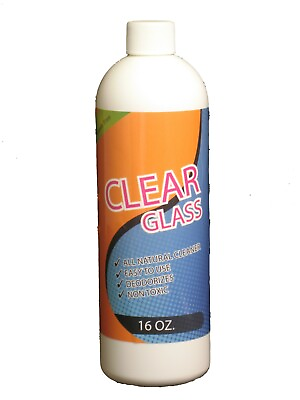 #ad Clear Glass: ALL NATURAL CLEANER for pipes glassware jewelry and more $10.79