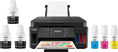 #ad #ad Canon PIXMA G6020 All In One Megatank Wireless Printer Copier Mobile Printing $302.87
