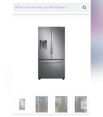 #ad Samsung RF263BEAEWW 36quot; White French Door Refrigerator $1400.00