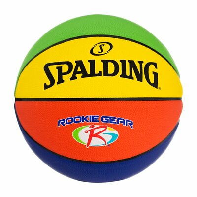 Spalding: Rookie Gear Multi Color Youth Basketball 27.5 $39.99