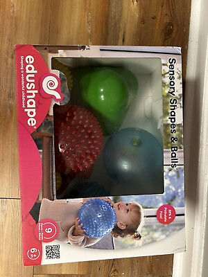 #ad Edushape Sensory Balls for Baby for Baby 9 Solid Color Baby Balls $22.99