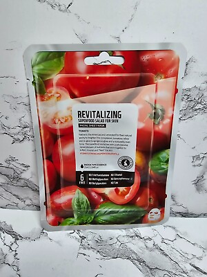 #ad FarmSkin Superfood Salad For Skin Facial Mask Tomato Revitalizing Sealed $9.95