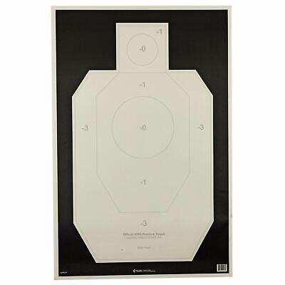 #ad #ad 100 Per Box Officially Licensed IDPA Practice Target Black White 23quot;x35quot; Paper $61.99