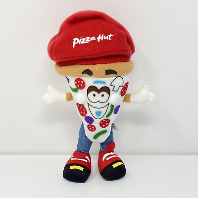 #ad 8#x27;#x27; Pizza Hut PIZZA GUY Stuffed Toy PLUSH $8.99
