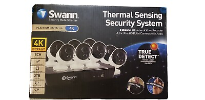 #ad #ad NEW Swann 8Ch 8Camera Security System Unused swnvk 885808 $700.00