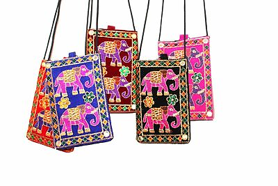 #ad traditional Designer Embroidered Bag Women Mobile Pouch Wholesale Lot 10 PCs $15.36