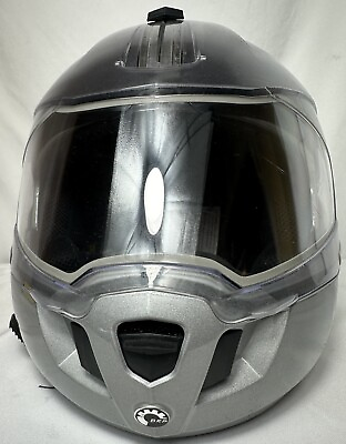 #ad Ski doo Modular 2 Cold Weather Snowmobile Helmet Size Xl Grey $54.99