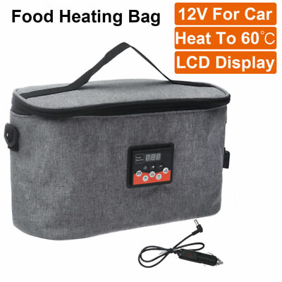 #ad 8L Car Electric Food Heating Bag Portable Lunch Box Warmer Milk Oven Container $28.19