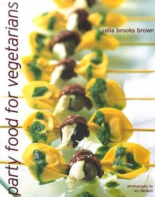 #ad Party Food for Vegetarians Hardcover By Brown Celia Brooks GOOD $6.15