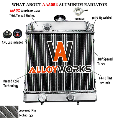 Aluminum 2 Row Radiator For Artic Cat Prowler 700 550 TRV 450 700 550 0413205 $99.00
