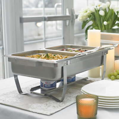 8 Qt Stainless Steel Buffet Chafer Dish Set Tray Chafing Food Container Party US $55.00
