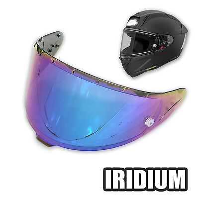 #ad IRIDIUM Racing Helmet Visor Shield Pin Tinted For Shoei NXR 2 Z8 2022 CWR F2R $46.92