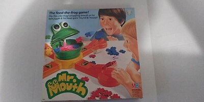 MR. MOUTH GAME 1987 Vintage Milton Bradley Feed The Frog Almost Complete EUC $19.99