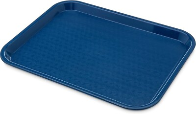 #ad CT121614 Café Standard Cafeteria Fast Food Tray 12quot; X 16quot; Blue $5.75